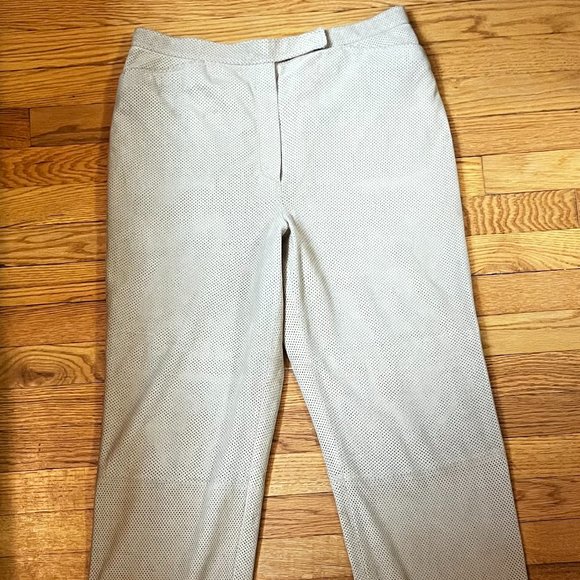 Emanuel Ungaro Paris Beige Pinhole Designer Pants - Picture 1 of 4